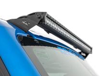 LED Light Upper Windshield 40 Inch Black Single Row 21-Up Ford Bronco Rough Country