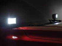 LED Light Kit Ditch Mount 2 Inch Black Pair White DRL Toyota Tundra (22-26) Rough Country