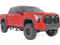 LED Light Kit Bumper Mount 20 Inch Black Slim Line Toyota Tundra (22-26) Rough Country