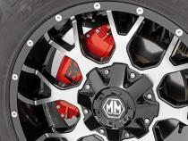 Caliper Cover Red 07-18 Jeep Wrangler JK Rough Country