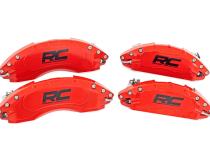Caliper Covers Front and Rear Red Jeep Gladiator JT 4WD (2020-2025) Rough Country