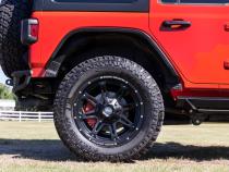 Caliper Covers Rear Red Sport Jeep Wrangler JL (18-25)/Wrangler Unlimited (18-25) Rough Country