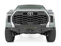 Hybrid Front Bumper 12000S Black LED w/ White DRL Toyota Tundra (22-26) Rough Country