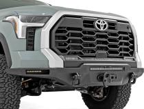 Hybrid Front Bumper 12000S Black LED w/ Amber DRL Toyota Tundra (22-26) Rough Country