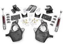 Lowering Kit Knuckle 2 Inch FR 4 Inch RR Silverado/Sierra 1500 (07-14) Rough Country