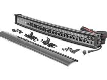 30 Inch Curved CREE LED Light Bar Dual Row Black Series w/Cool White DRL Rough Country