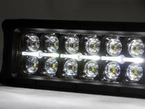 54 Inch Curved CREE LED Light Bar Dual Row Black Series w/Cool White DRL Rough Country