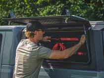 Bed Cap Molle Panel Side Storage Bin Drivers Side Jeep Gladiator JT (20-25) Rough Country
