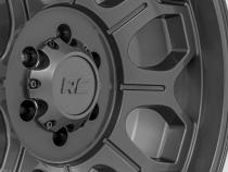 77 Series Wheel One-Piece Gunmetal Gray 20x10 6x5.5 -25mm Rough Country