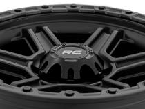 79 Series Wheel One-Piece Semi Gloss Black w/Gunmetal Ring 17x8.5 6x5.5 0mm Rough Country
