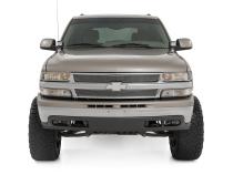 LED Light Kit Ditch Mount 2 Inch Black Pair Amber DRL Chevy Silverado 1500 (99-06) Rough Country