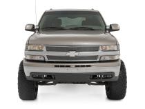 LED Light Kit Ditch Mount 2 Inch Black Pair Spot Chevy Silverado 1500 (99-06)/Tahoe (00-06) Rough Country
