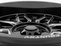 86 Series Wheel One-Piece Gloss Black 20x10 8x6.5 -19mm Rough Country