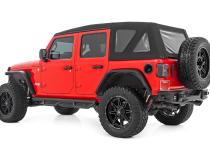 Nerf Steps Wheel to Wheel 4 Door Jeep Wrangler Unlimited 2WD/4WD (07-18) Rough Country