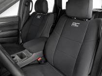 Seat Covers Front Row and Rear Row Bench Jeep Grand Cherokee WK2 2WD/4WD (11-22) Rough Country