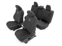 Seat Covers FR &amp;amp; RR Double Cab Toyota Tacoma 2WD/4WD (2024-2026) Rough Country