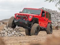 3.5 Inch Lift Kit Adj Lower FR D/S M1 Non-Rubicon Jeep Wrangler Unlimited (24-26) Rough Country