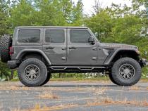3.5 Inch Lift Kit Adj Lower FR D/S M1R Rubicon Jeep Wrangler Unlimited (24-26) Rough Country