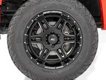 92 Series Wheel Machined One-Piece Gloss Black 20x12 6x5.5 -44mm Rough Country