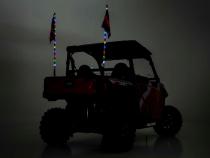 Multi-Function UTV LED Whip Lights w/ Remote Control Rough Country