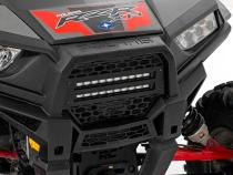 Polaris RZR Dual 10 Inch Slimline LED Grille Kit For 14-Pres RZR 1000XP/1000S Rough Country