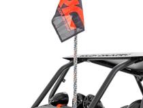 Polaris LED Whip Light Roll Cage Mounting Kit w/ LED Light Whips RZR 1000XP Turbo Rough Country