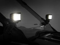Polaris Dual LED Cube Kit w/ Black Series Amber DRL 20-21 Polaris RZR PRO XP Rough Country