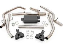 Dual Cat-Back Exhaust System w/Black Tips 19-20 Silverado 1500 5.3 Liter Rough Country