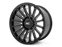 97 Series Wheel One-Piece Gloss Black 22x10 6x5.5 -25mm Rough Country