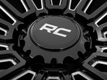 97 Series Wheel One-Piece Gloss Black 22x10 6x5.5 -25mm Rough Country