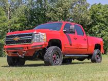3.5 Inch Lift Kit Knuckle Vertex w/ Overloads Red Silverado/Sierra 2500HD/3500HD (11-19) Rough Country