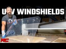 Vented Full Windshield Scratch Resistant Yamaha Drive2 Golf Cart (2022) Rough Country