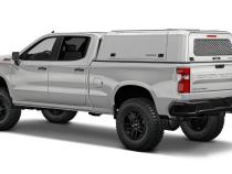 Tacoma Truck Bed Cap SmartCap EVOc Commercial White For 24-26 Toyota Tacoma 6 Foot Standard Bed RSI SmartCap