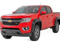 Pocket Fender Flares GBA Gloss Black Chevy Colorado 2WD/4WD (2015-2022) Rough Country