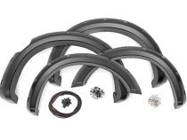 Pocket Fender Flares KH3 Super Black Nissan Titan 2WD/4WD (2017-2024) Rough Country