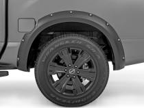 Pocket Fender Flares KH3 Super Black Nissan Titan 2WD/4WD (2017-2024) Rough Country