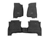 Flex-Fit Floor Mats FR &amp;amp; RR RR Lockable Jeep Gladiator JT 4WD (20-25) Rough Country