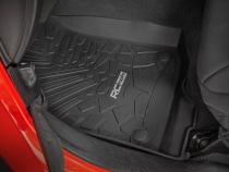 Flex-Fit Floor Mats FR &amp;amp; RR RR Lockable Jeep Gladiator JT 4WD (20-25) Rough Country