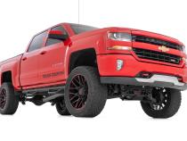 Nerf Steps Cab Length Crew Cab Silverado/Sierra 1500 (14-18 &amp;amp; Classic) Rough Country