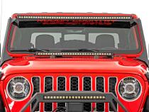 Jeep 9-Inch LED Projection Headlights 18-20 Wrangler JL/JLU, 20-Present Gladiator JT Rough Country