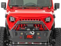 Jeep 9-Inch LED Projection Headlights 18-20 Wrangler JL/JLU, 20-Present Gladiator JT Rough Country