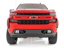Chevy Tow Hook to Shackle Conversion Kit w/Standard D-Rings &amp;amp; Rubber Isolators 19-20 Silverado 1500 Rough Country