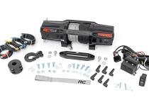 6500-LB Winch W/ Remote UTV Synthetic Rope Rough Country