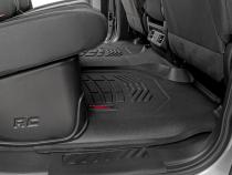 Sure-Fit Floor Mats FR &amp;amp; RR FR Over Hump Crew Silverado/Sierra 1500/2500HD/3500HD (19-26) Rough Country