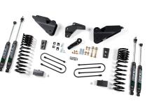13-18 RAM 3500 4 Inch Lift Kit Gas 2 Inch Rear Block With Nitro Shocks Zone Offroad