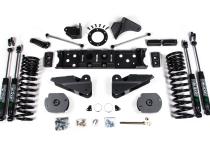 19-24 RAM 2500 4.5 Inch Radius Arm Bracket Diesel 6-Bolt T-Case Nitro Shocks Zone Offroad