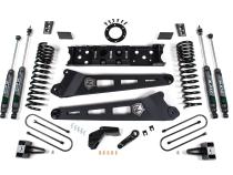 19-24 RAM 3500 4.5 Inch Radius Arm 2 Inch Rear Block With Overload Diesel 8-Bolt T-Case Nitro Shocks Zone Offroad
