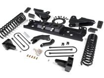 19-24 RAM 3500 4.5 Inch Radius Arm Bracket 2 Inch Rear Block With Overload Diesel 6-Bolt T-Case Nitro Shocks Zone Offroad