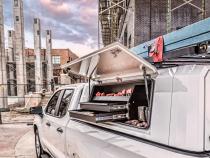Tacoma Truck Bed Cap SmartCap EVOc Commercial White For 24-26 Toyota Tacoma 5 Foot Standard Bed RSI SmartCap