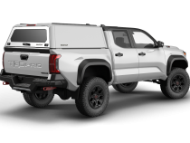 Tacoma Truck Bed Cap SmartCapEVOh Hatchback OEM White For 24-26 Toyota Tacoma 5 Foot Short Bed RSI SmartCap